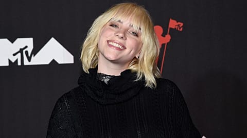 Eilish pictured at MTV Music Video Awards