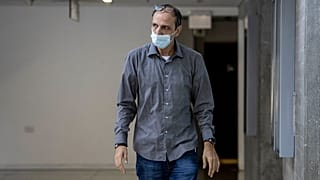 Shmulik Peleg, pictured arriving at a court in Tel Aviv in October.