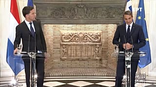 Hollanda Başbakanı Rutte ve Yunanistan Başbakanı Miçotakis