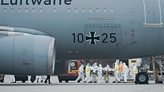 Transfert de patients roumains atteint de forme de grave de Covid-19 vers l'Allemagne, novembre 2021