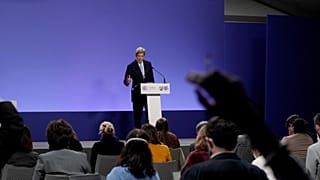 John Kerry, United States Special Presidential Envoy for Climate speaks at the COP26 UN Climate Summit, in Glasgow, Scotland, Wednesday, Nov. 10, 2021.