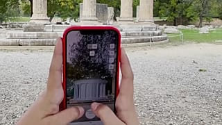 What would it be like to walk around the ancient site of Olympia at the time the original Olympic Games were held?