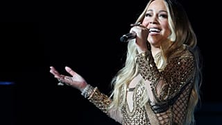 The singer is taking part in a festive promotion for the fast-food chain