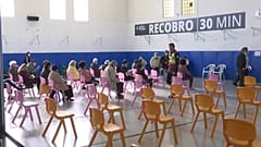 Centro de vacinação, Lisboa, Portugal