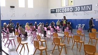 Centro de vacinação, Lisboa, Portugal