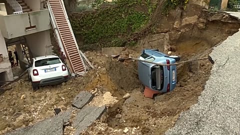 Italie : dégâts importants après de fortes pluies en Sicile