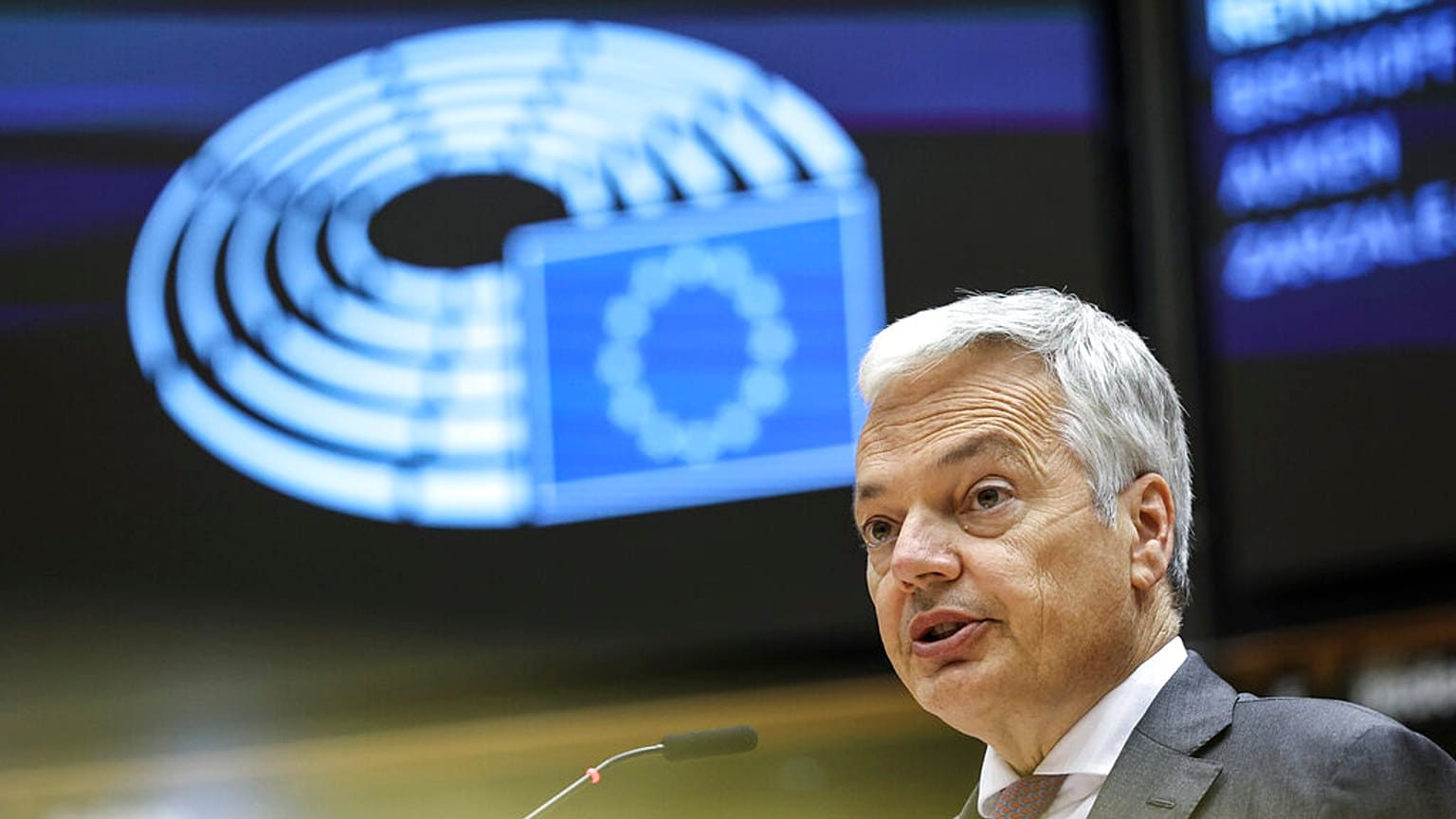 Didier Reynders biztos, az Európai Bizottság jogérvényesülésért felelős tagja