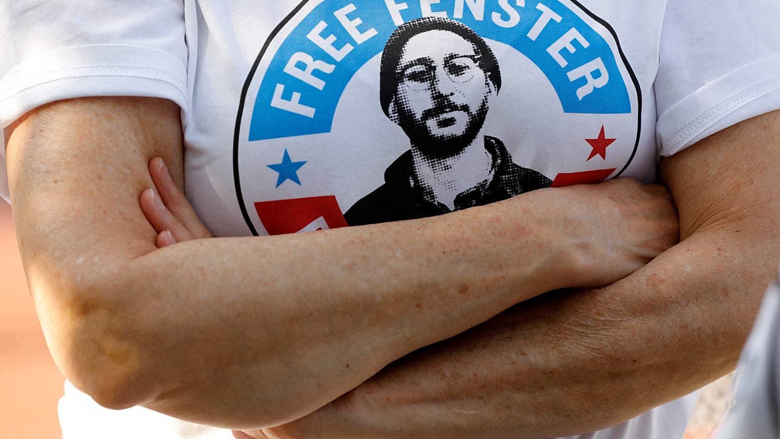 Unterstützer von Danny Fenster in den USA