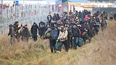 Binlerce göçmen Belarus ve Polonya arasında sıkışmış durumda