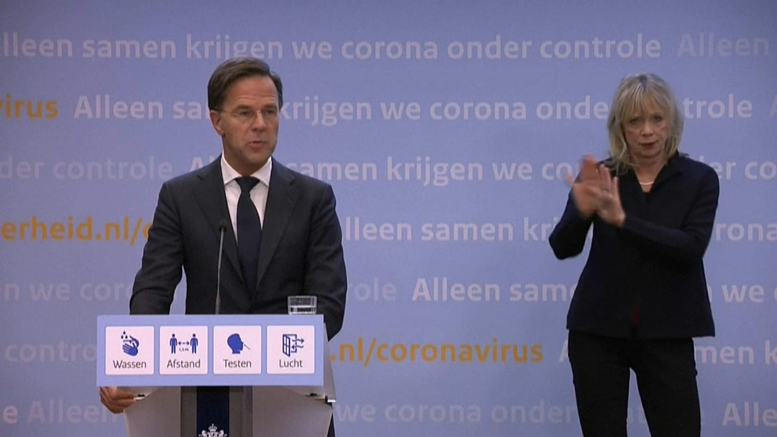 Mark Rutte kündigt Teil-Lockdown an