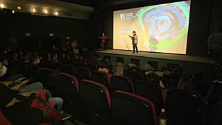 Un momento della premiazione al Verziò Film Festival