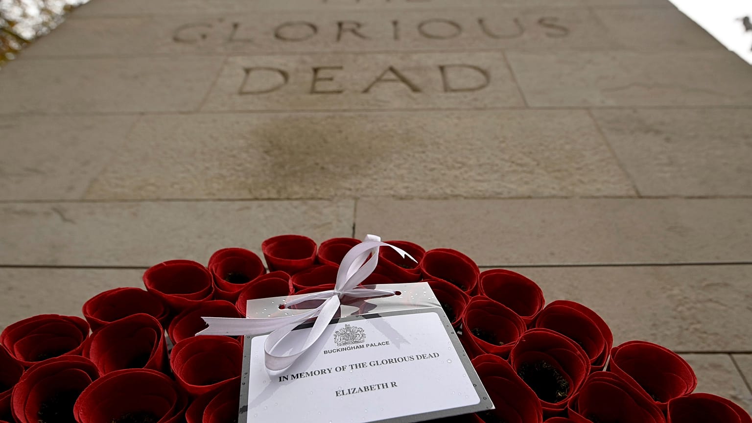 "Remembrance Sunday" ohne die Queen. 