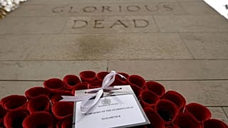 "Remembrance Sunday" ohne die Queen.