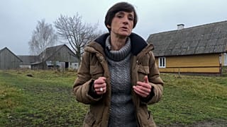 Valérie Gauriat im Dorf Bohoniki nahe Sokółka