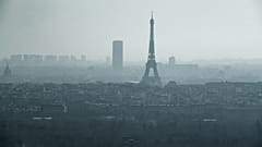 Fransa'nın başkenti Paris'te hava kirliliği 
