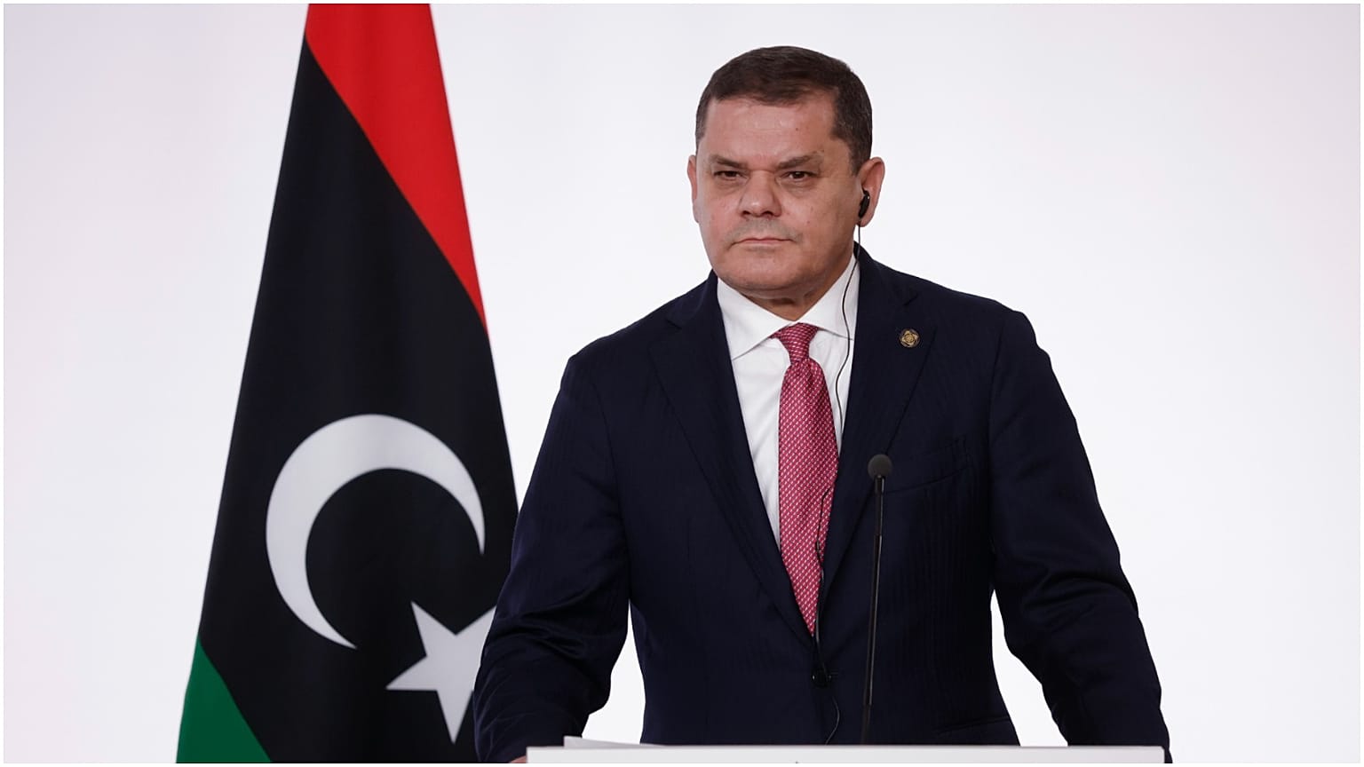 رئيس حكومة الوحدة الوطنية في ليبيا عبد الحميد الدبيبة 