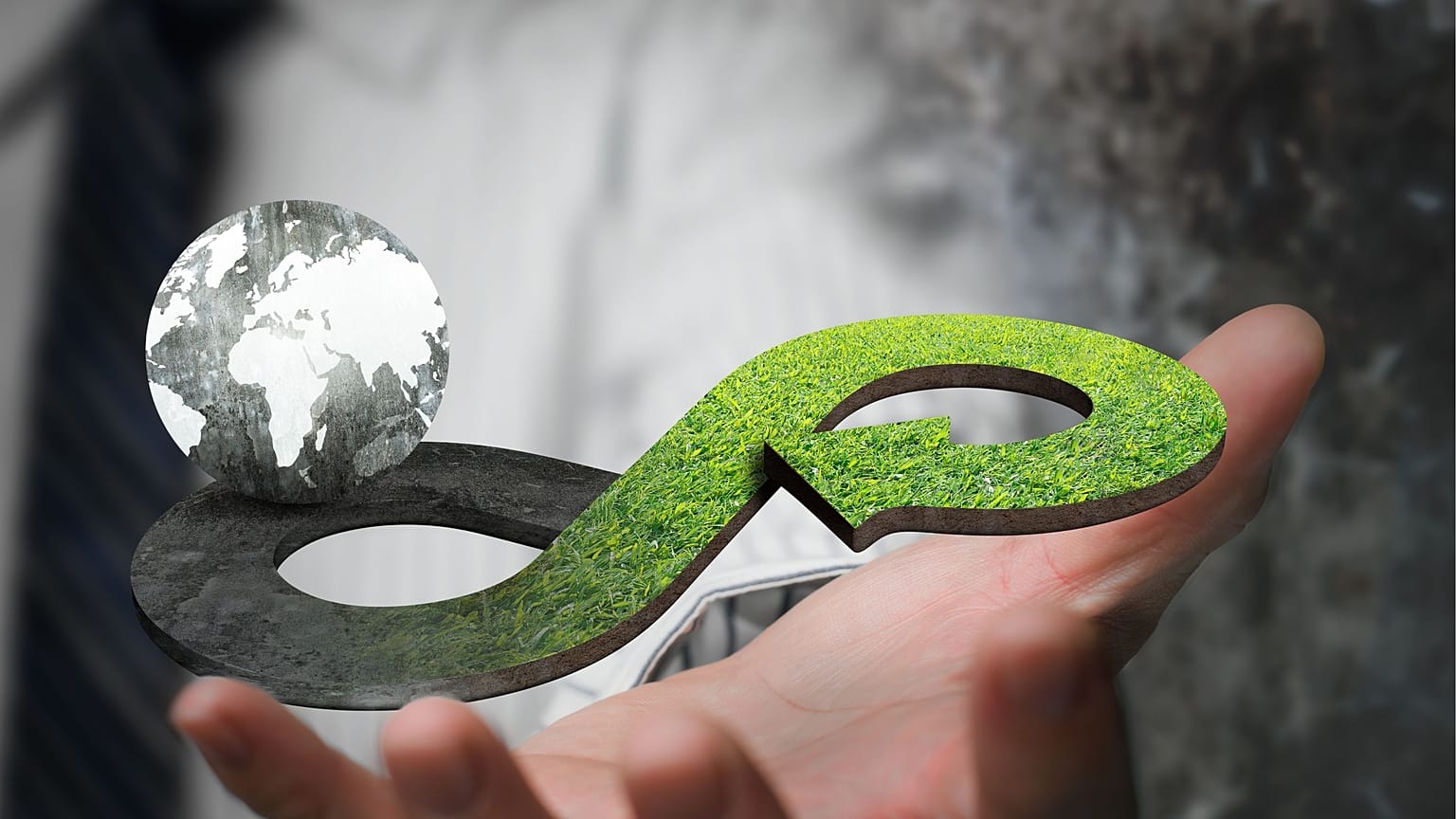 More businesses and industries must become circular by resusing materials and reducing waste 