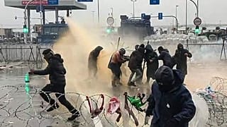 درگیری در مرز بلاروس و لهستان 