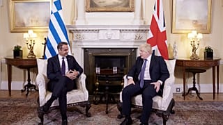 Κυριάκος Μητσοτάκης και Μπόρις Τζόνσον στην Ντάουνινγκ Στριτ
