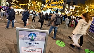 Le marché de Noël de Vienne (Autriche), le 12 novembre 2021
