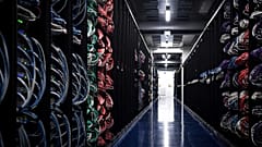 Illustration - un data center à Saint-Ouen-l'Aumone le 9 juillet 2021