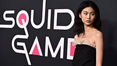 Model and actress Jung Hoyeon walks the red carpet after her starring role in hit show "Squid Game"