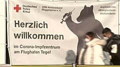 Impfzentrum in Berlin-Tegel