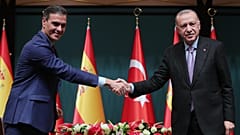 Cumhurbaşkanı Recep Tayyip Erdoğan ve İspanya Başbakanı Pedro Sanchez