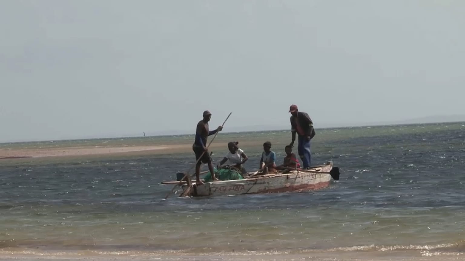Pescadores em Inhambane, Moçambique