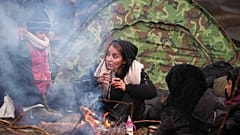 Plonya-Belarus sınırındaki göçmenler
