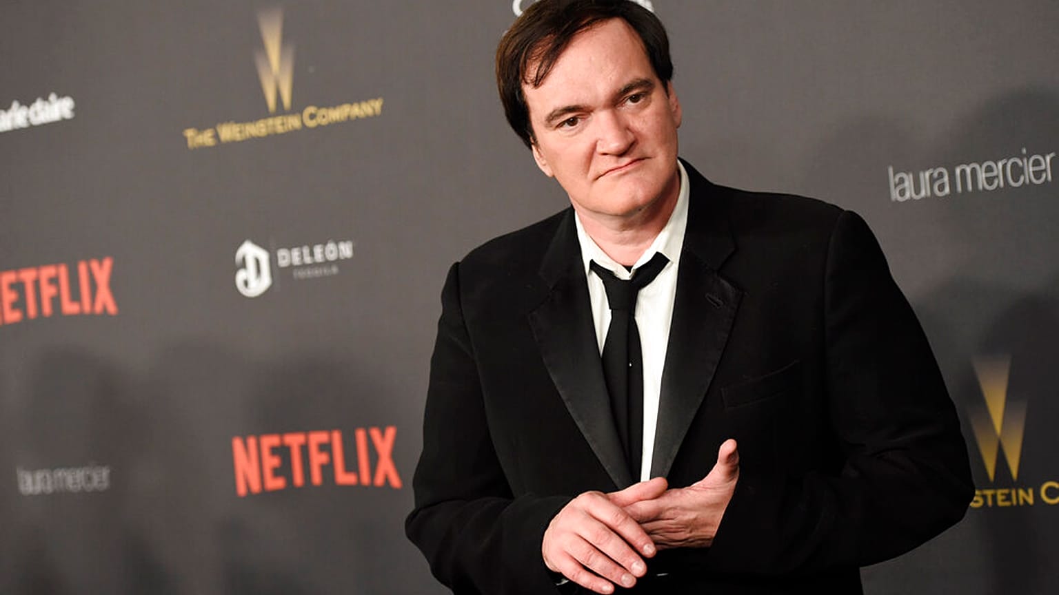 وصول المخرج والممثل الأمريكي، كوينتين تارانتينو، إلى حفلة لشركتي Weinstein و Netflix Golden Globes، في كاليفورنيا، يوم الأحد 10 يناير 2016