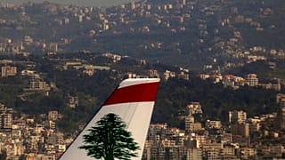 مدرج مطار بيروت رفيق الحريري الدولي، في لبنان، في 11 أبريل 2014 