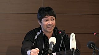 Yunior García durante la rueda de prensa
