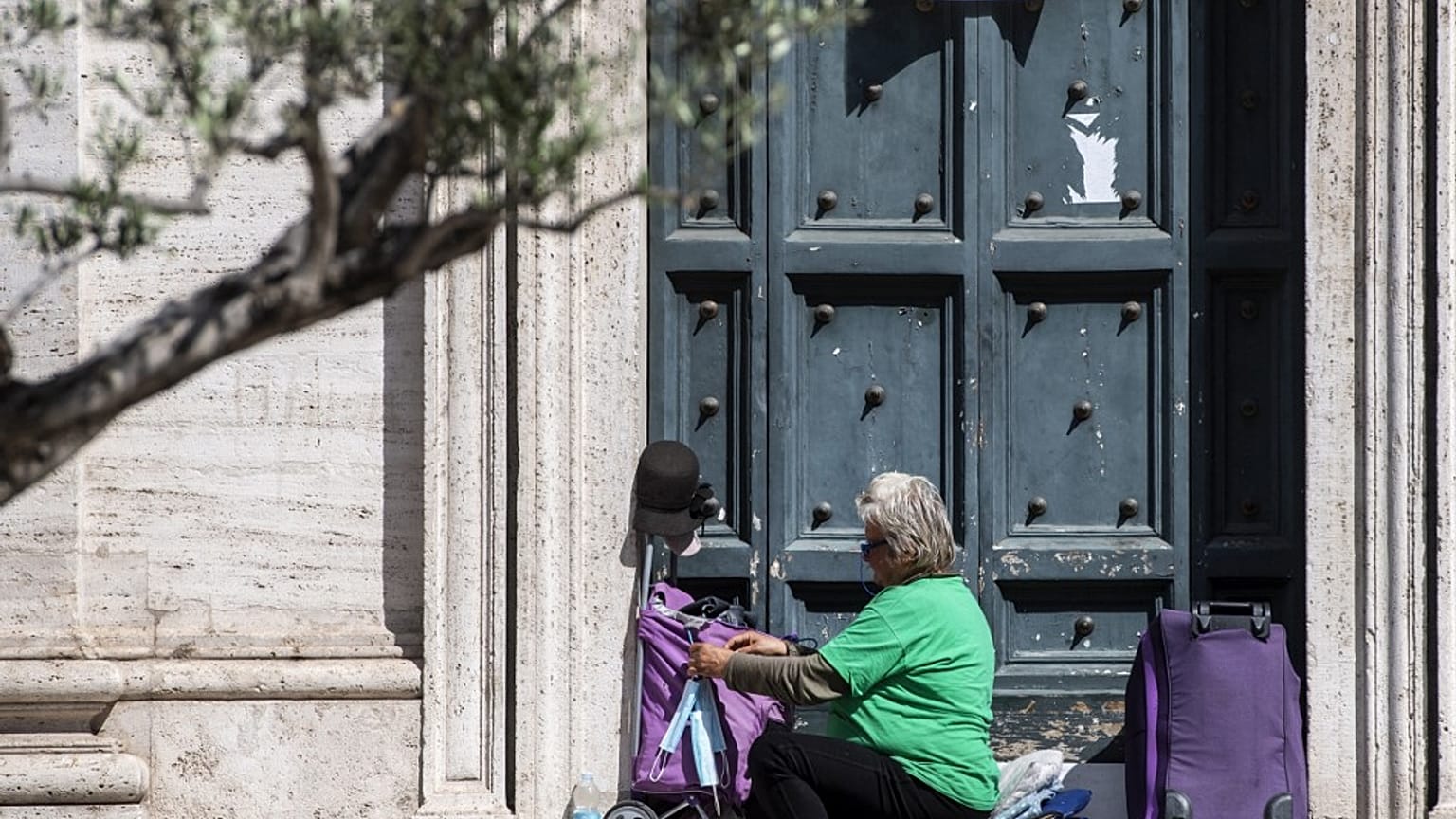 Sem-abrigo em Roma