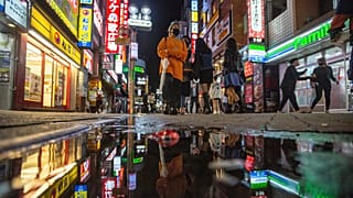 Tokyo'nun Shibuya caddesi