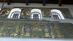 Los mosaicos restaurados en a Iglesia de la Natividad, en Belén