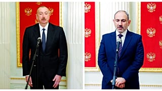 Azerbaycan Cumhurbaşkanı İlham Aliyev ile Ermenistan Başbakanı Nikol Paşinyan