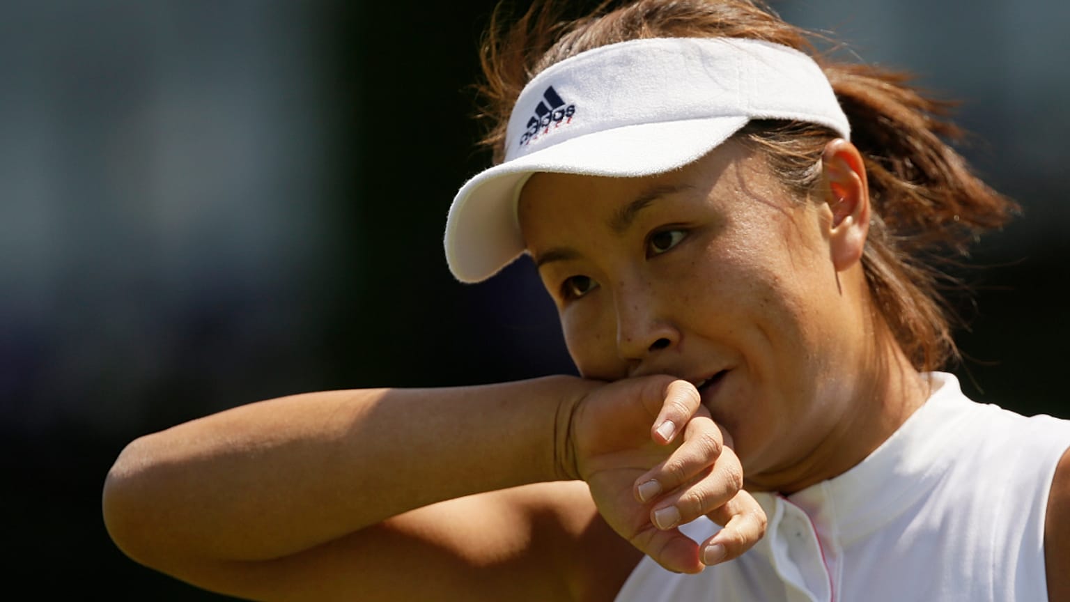 Peng Shuai em julho de 2018, ano em que terá sído vítima de violação