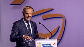 Donald Tusk, Vorsitzender der Partei Bürgerplattform, war mit 107 Kilometer pro Stunde unterwegs