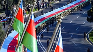 روز جشن پیروزی، باکو، پایتخت جمهوری آذربایجان