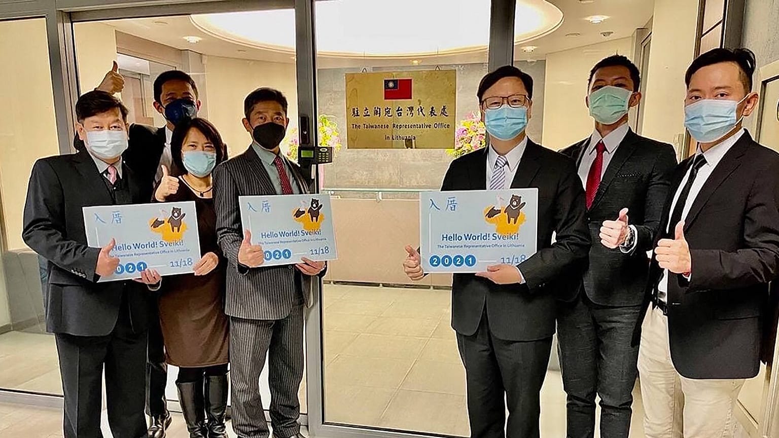 Eröffnung der taiwanesischen Vertretung im litauischen Vilnius