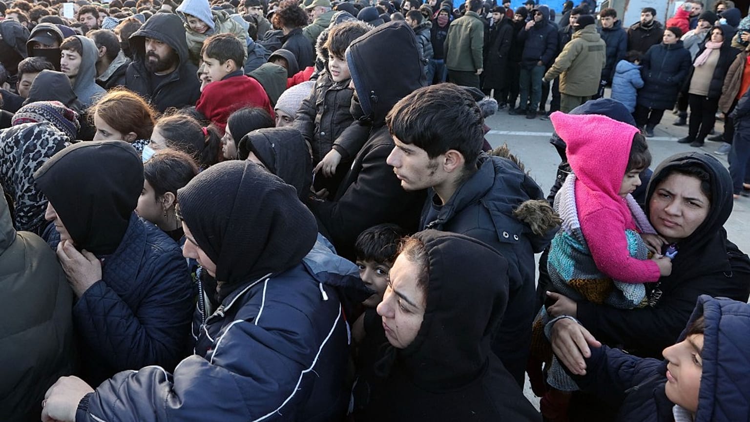 Migranti a Bruzgi, Bielorussia - 20.11.2021