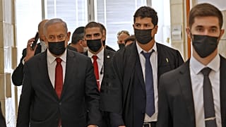 بنیامین نتانیاهو در دادگاه