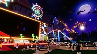Image from Decentraland, the first fully decentralised virtual social world where land is selling for millions.