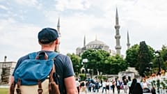 İstanbul'da bir turist