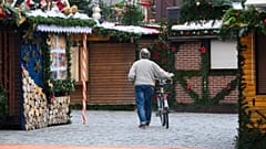 Geschlossene Weihnachtsbuden in Berlin