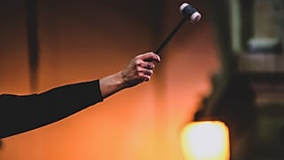 Auctioneer Aurelie Massou supervises the 161th charity wine action at the Hospices de Beaune, France, on November 21, 2021.
