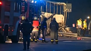 Busunglück bei Sofia in Bulgarien