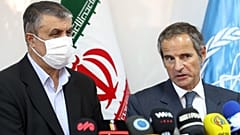 رافائل گروسی، مدیر کل آژانس بین‌المللی انرژی اتمی با محمد اسلامی، رئیس سازمان انرژی اتمی ایران دیدار و گفتگو کرد