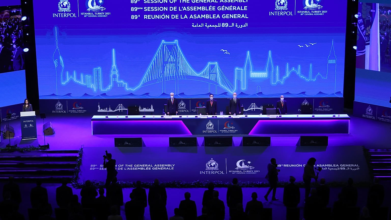 Uluslararası Polis Teşkilatı (Interpol) 89. Genel Kurul Toplantısı, Haliç Kongre Merkezi'nde başladı
